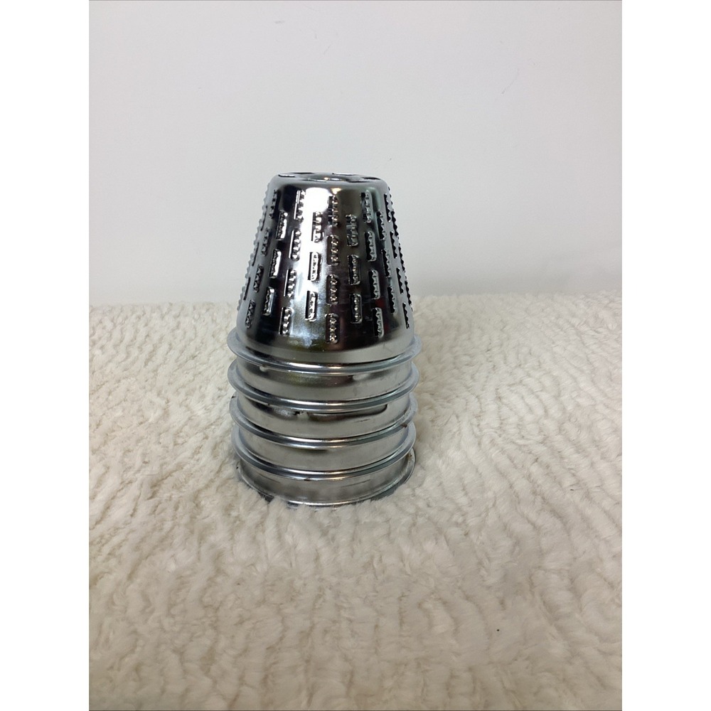 Set of 5 Rival Cones for Vintage Grind-O-Matic N1 - N5 Metal Meat Cheese - Picture 6 of 9
